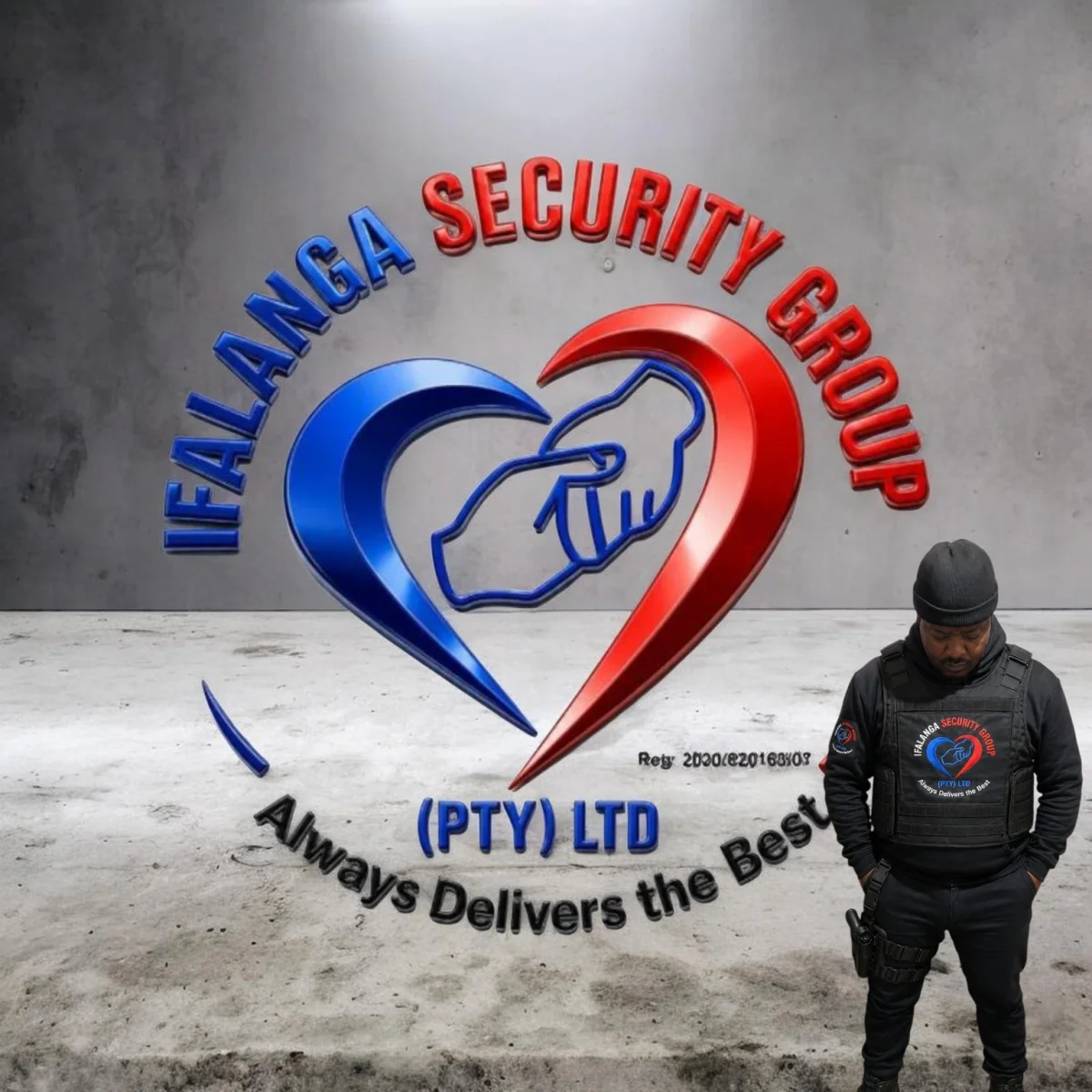 Security personnel on duty